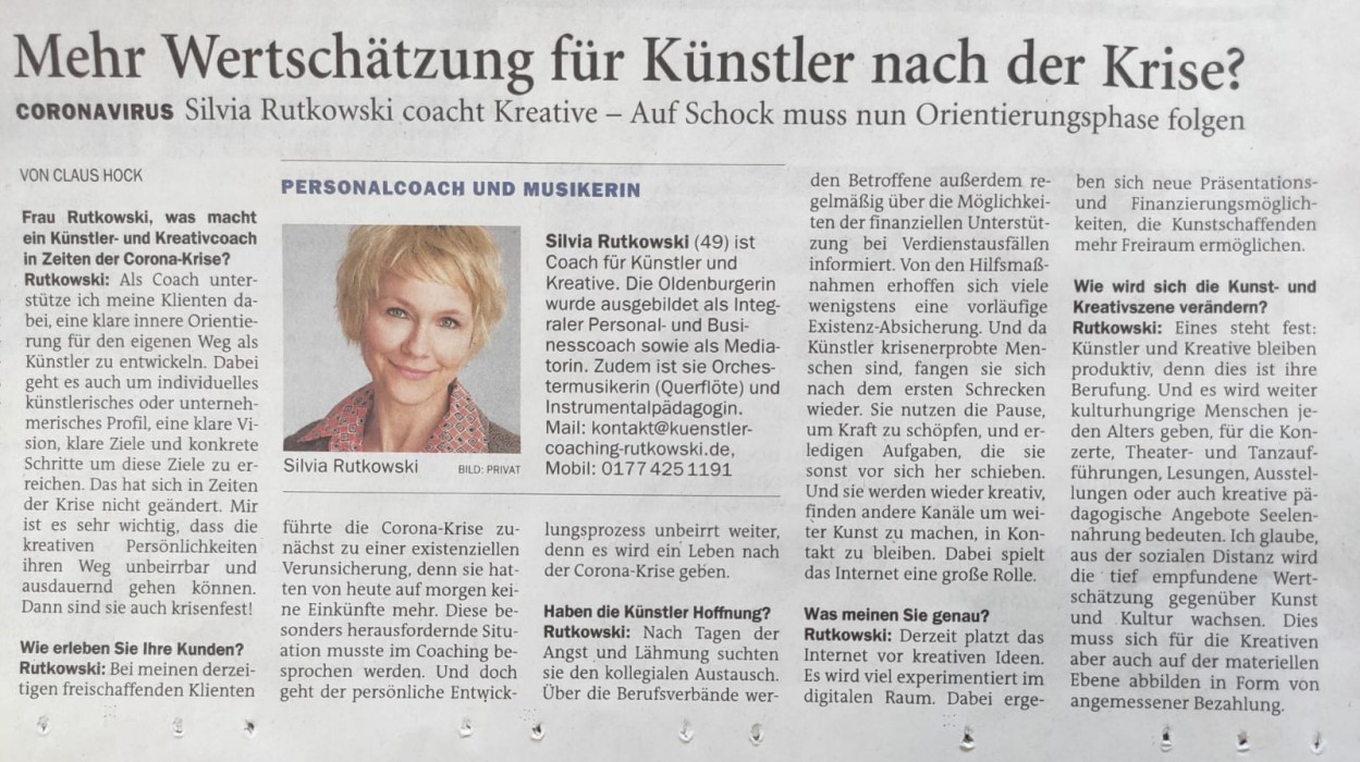 Die Nordwest Zeitung berichtet
