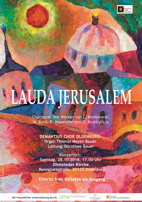 Rezension zum Konzert "Lauda Jerusalem"