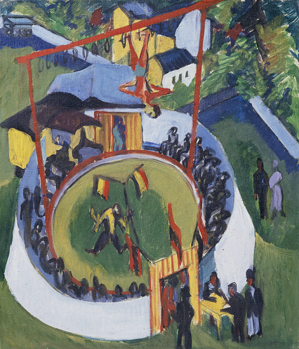 Ernst Ludwig Kirchner, Der Wanderzirkus, um 1920