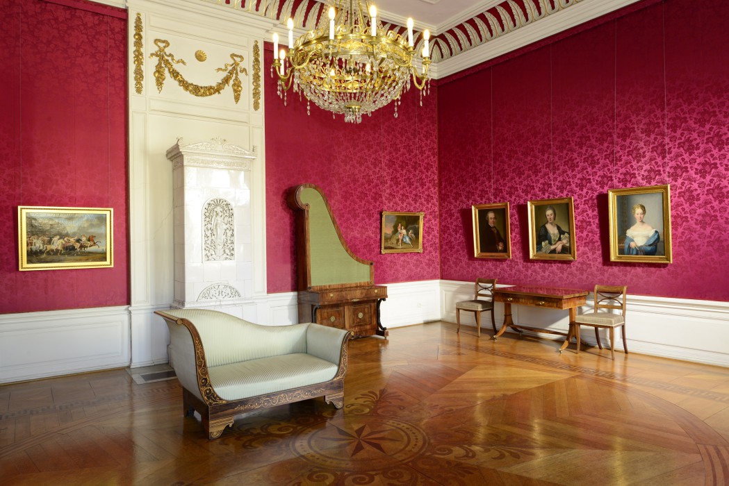 Roter Salon im Oldenburger Schloss