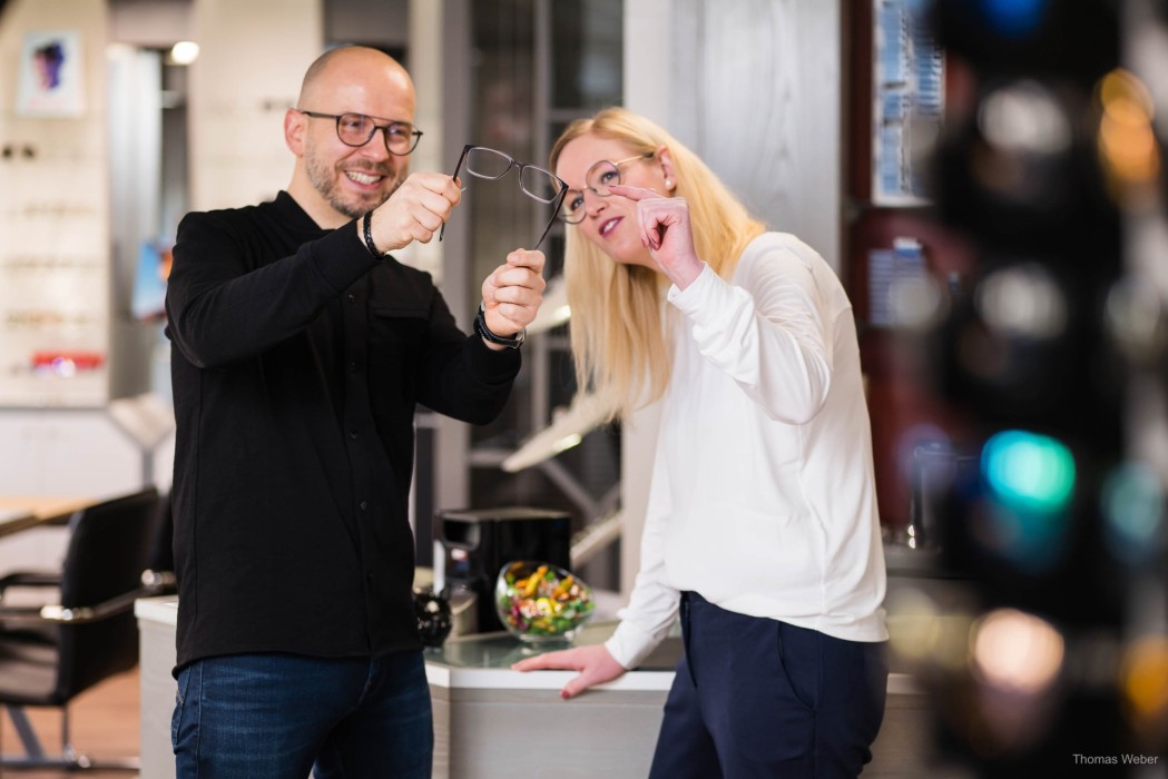 Werbefotos für einen Optiker