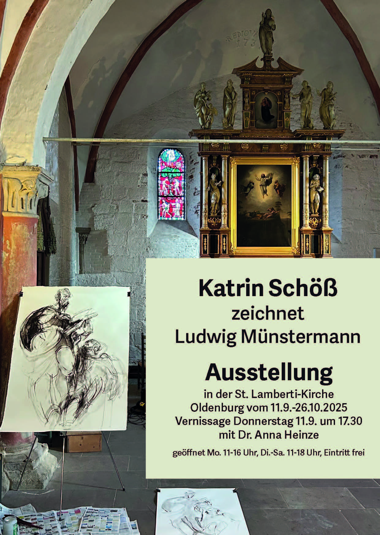 Katrin Schöß zeichnet Ludwig Münstermann